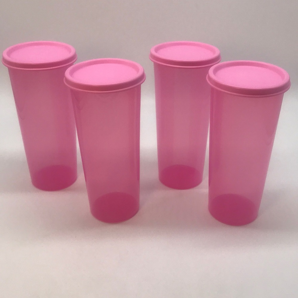 Tupperware 16 oz Tumbler Set of 4